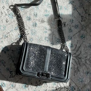 Rebecca Minkoff glitter crossbody bag
